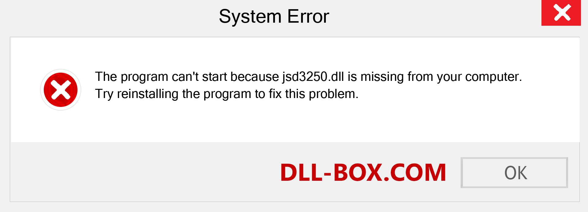  jsd3250.dll file is missing?. Download for Windows 7, 8, 10 - Fix  jsd3250 dll Missing Error on Windows, photos, images